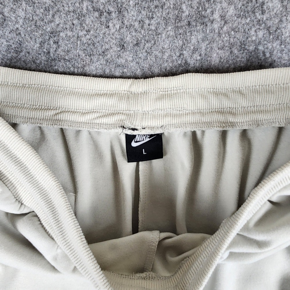 Nike Joggers Men L White Tech Fleece Tapered Athletic Sweatpants Gym Active - Picture 4 of 10